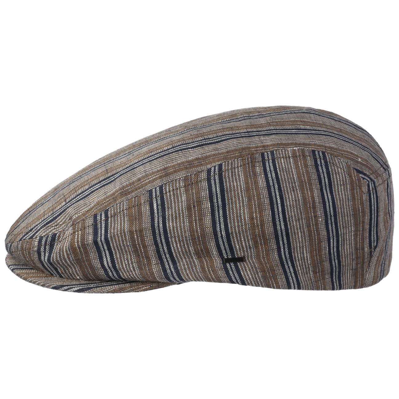 Bailey 1922 Fleet Stripes Flat Cap - Classic Wool Ivy Hat for Men | Perfect for Golf, Driving & Casual Wear