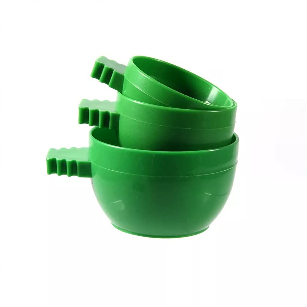 LEIGE 3-Piece Mini Bird Feeder Set - Plastic Parrot Food & Water Bowls, Pigeon Cage Cups with Sand Holder - Perfect for Small Birds, Parakeets & Cockatiels - Ideal for Cage Accessories & Pet Bird Feeding Stations
