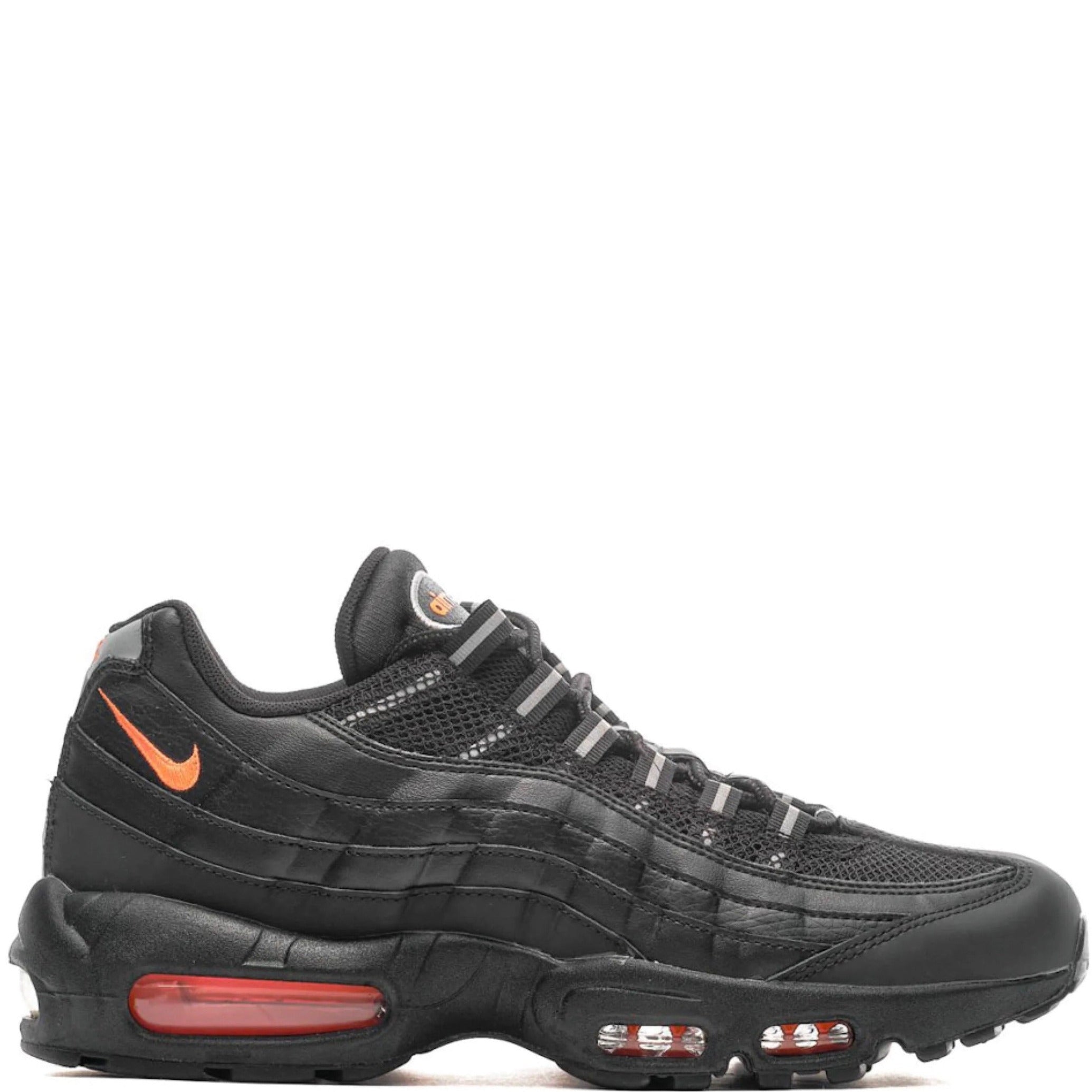 Nike Air Max 95 ESS Running Shoes - Total Orange Colorway - Comfortable Cushioned Sneakers for Men & Women | Perfect for Jogging, Gym Workouts & Streetwear Fashion