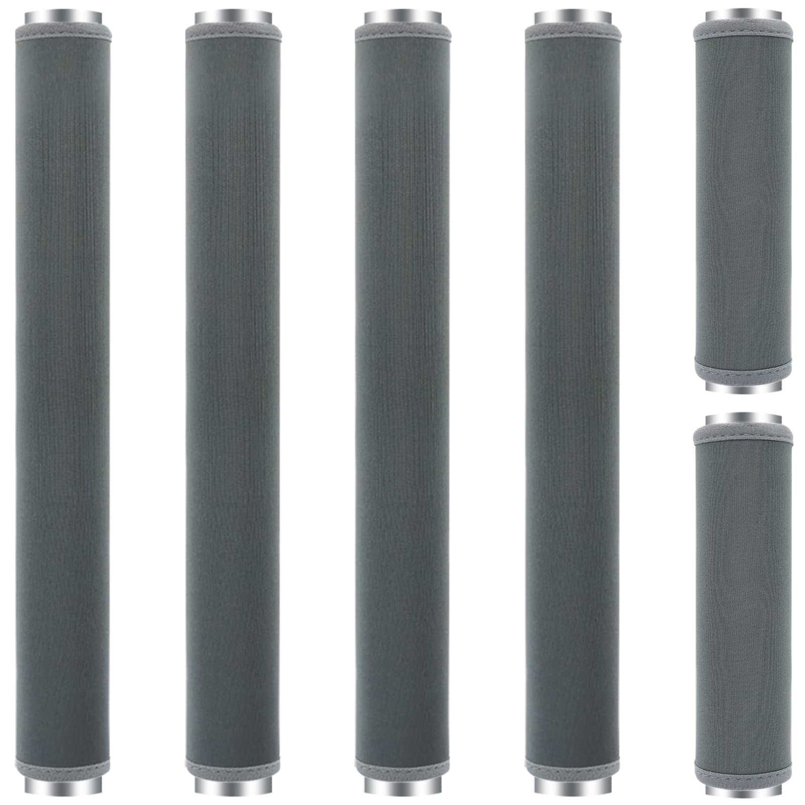 6-Pack Washable Refrigerator Door Handle Covers - Non-Slip Kitchen Appliance Protectors for Fridge, Oven, Microwave & Dishwasher - Fingerprint & Stain Resistant (Deep Gray) - Perfect for Modern Kitchens & Home Decor