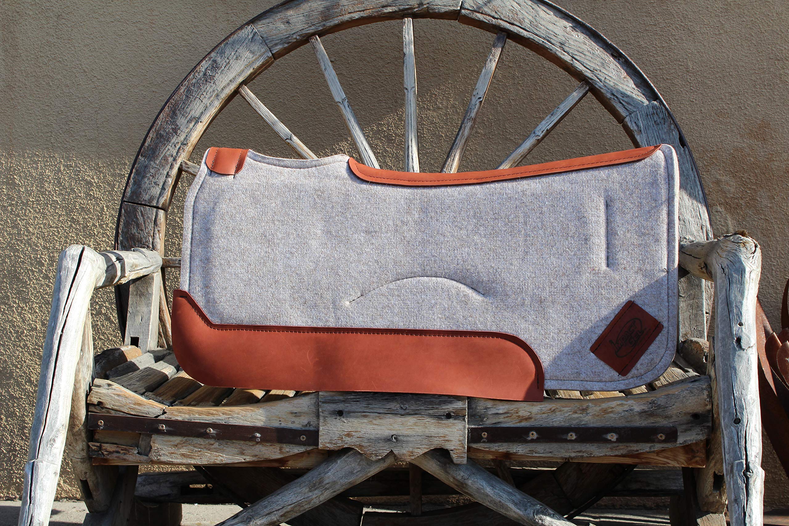 Impact Gel Contour Saddle Pad - Shock Absorbing Horse Riding Pad for Comfort & Performance - Perfect for Trail Riding, Dressage & Jumping