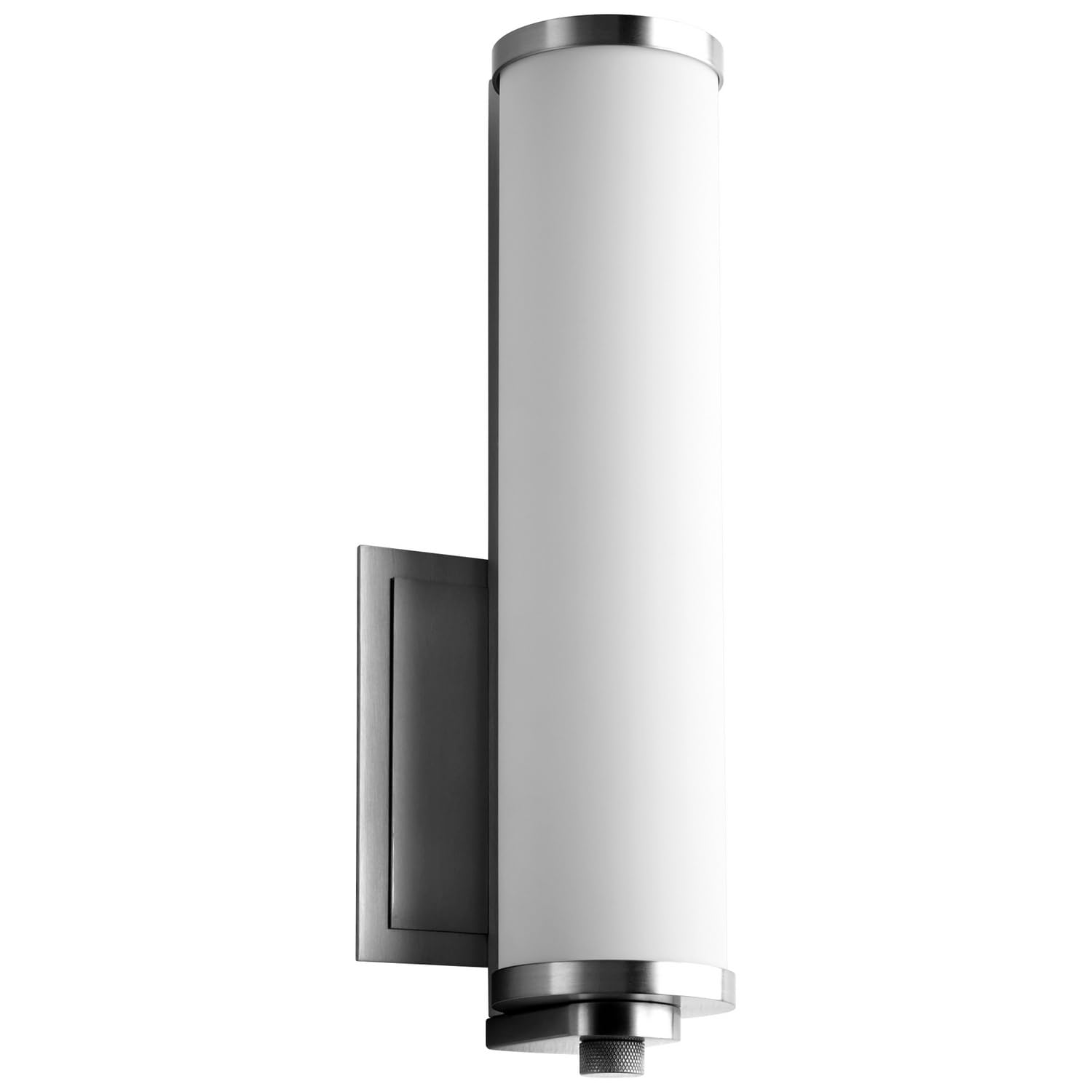 Tempus Collection Polished Nickel LED Wall Sconce - 3-5000-20 Oxygen Transitional Light Fixture for Bedroom, Hallway & Entryway Lighting