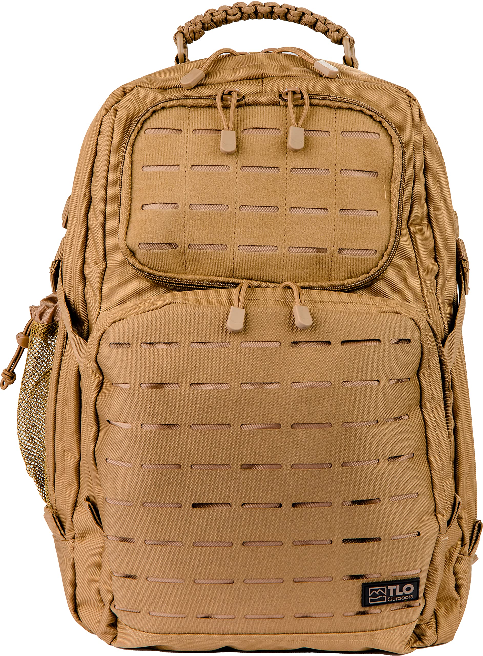 TLO Outdoors TacPack40L 40L Water Resistant Tactical Backpack - Durable Military Daypack, Hiking Rucksack, Travel Gear Bag & Laptop Backpack for Outdoor Adventures, Camping and Daily Commute