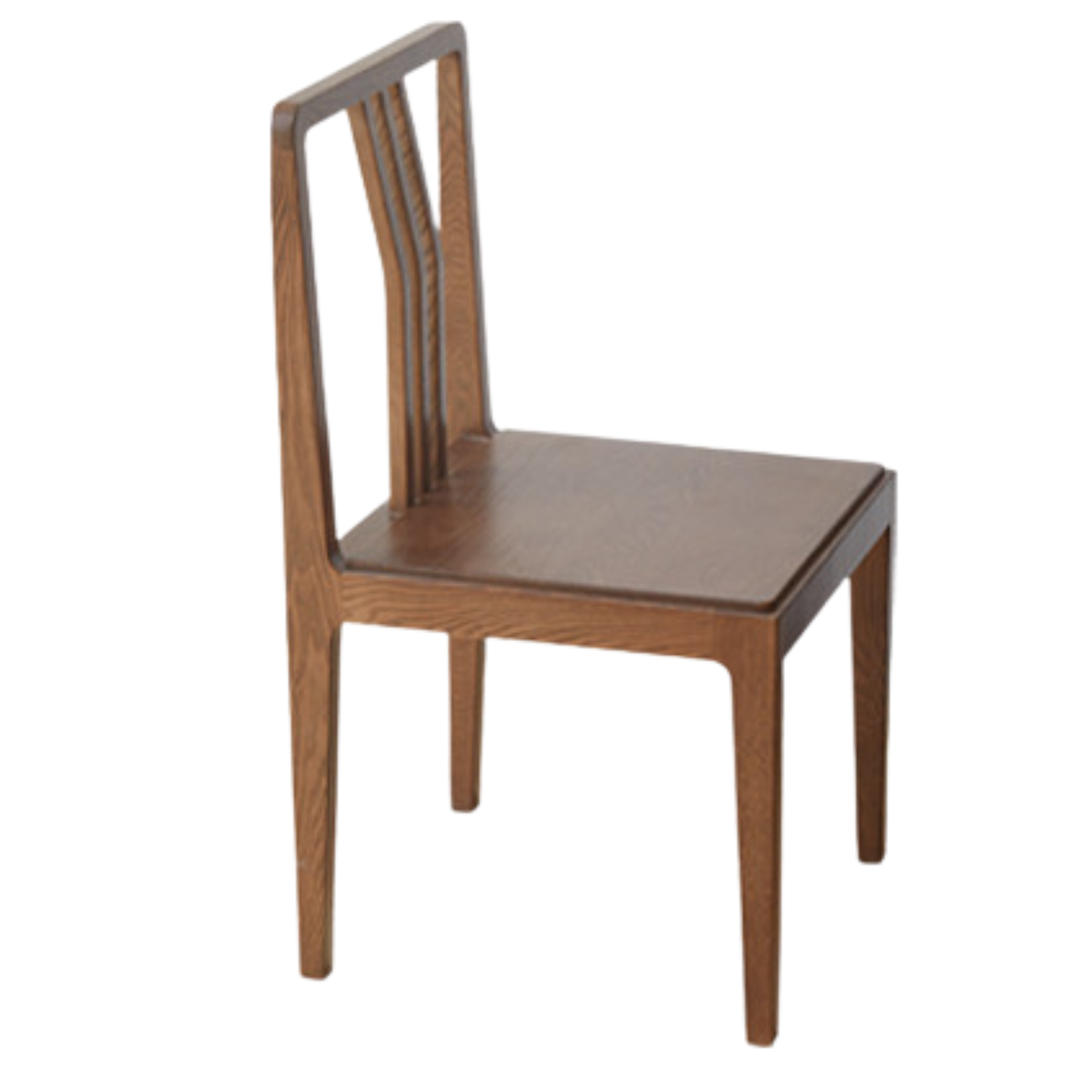 Premium Black Walnut Solid Wood Dining Chairs Set of 4 with Comfortable Backrest - Elegant Kitchen & Dining Room Furniture for Family Gatherings & Dinner Parties