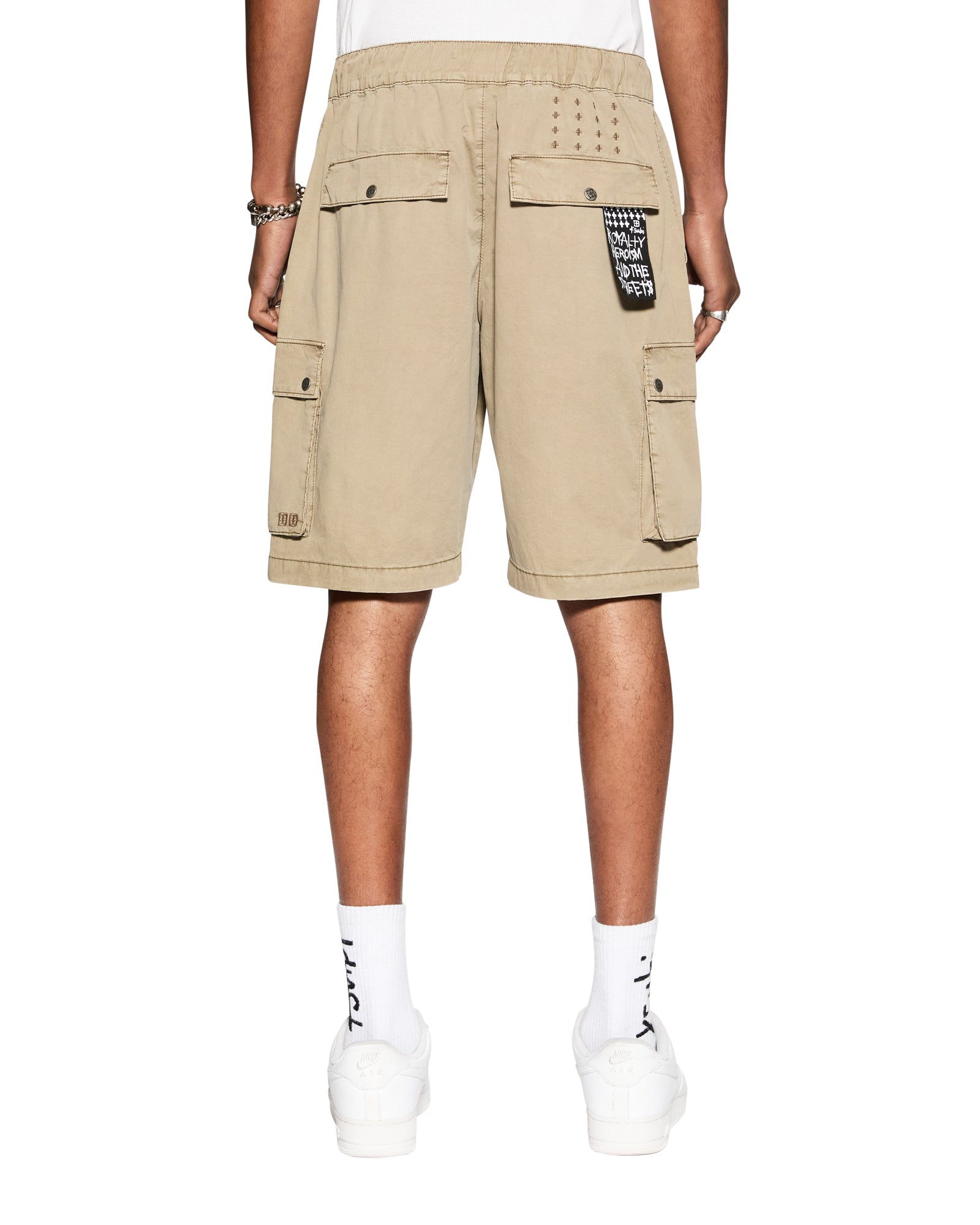 KRUSH CARGO SHORT FOG - Durable Men's Cargo Shorts with Multiple Pockets | Perfect for Outdoor Activities, Hiking, and Casual Wear