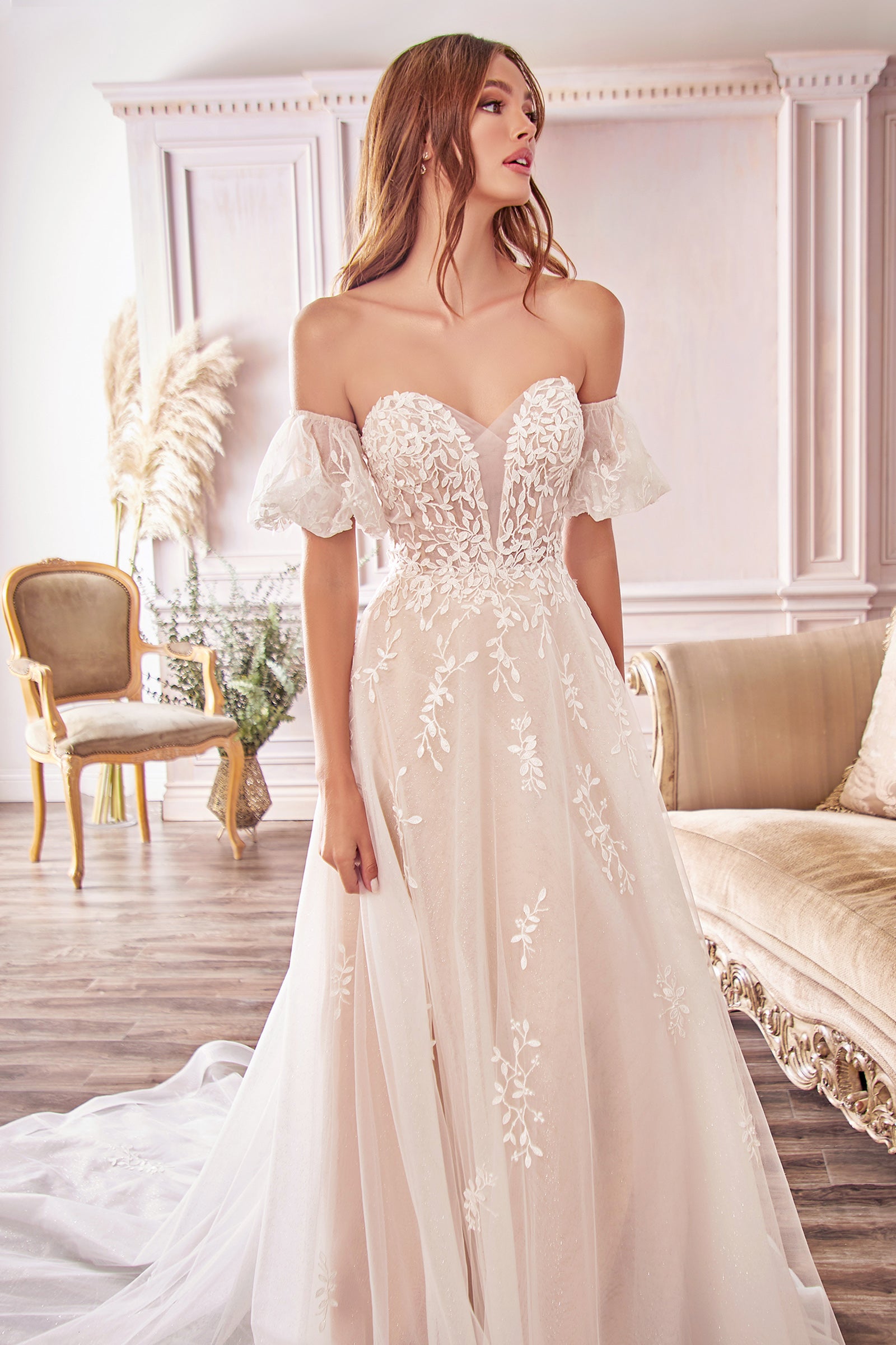 Andrea & Leo WILLOW BRIDAL GOWN A1014 - Elegant Wedding Dress for Brides, Perfect for Church Ceremonies & Beach Weddings