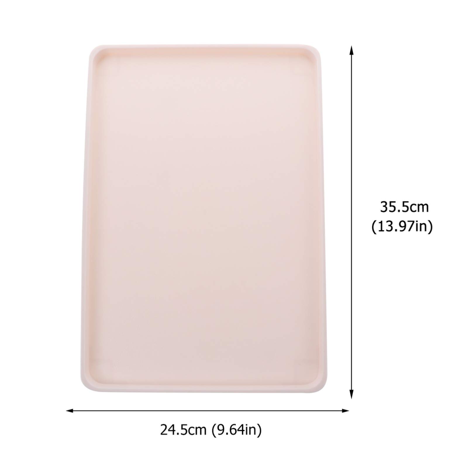 Cabilock 1-Piece Rectangular Serving Tray - Elegant Wedding Platter, Dinner Serving Dish, Bathroom Organizer & Dresser Tray | Perfect for Toiletries Storage, Snack Serving & Home Decor