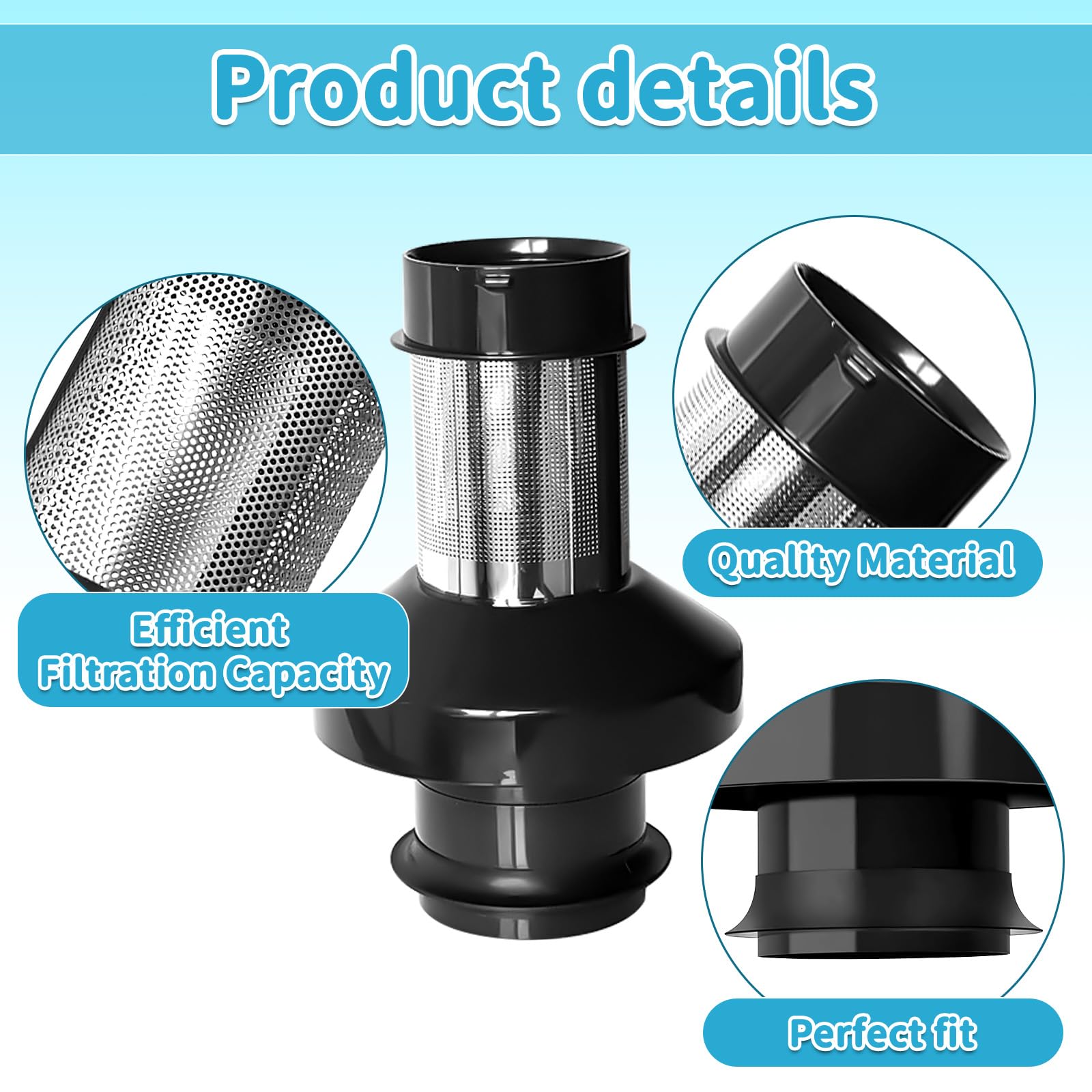 Tineco A10/A11/S11/S12 Vacuum Filter Holder - Washable Mesh for Home Cleaning
