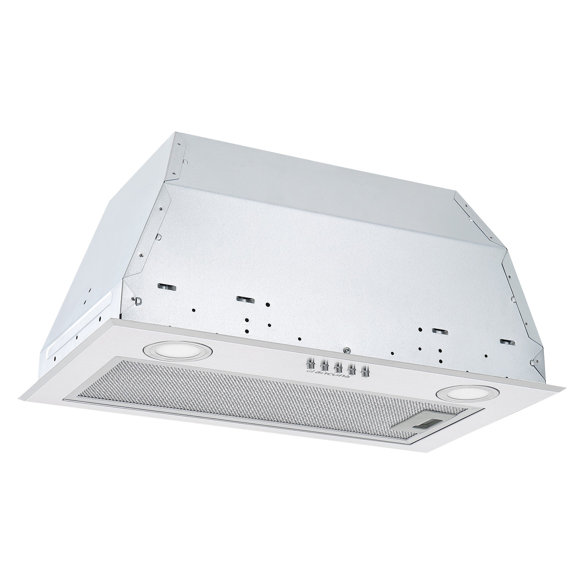 Ancona 24 Inch 280 CFM Stainless Steel Ducted Insert Range Hood - Powerful Kitchen Ventilation for Gas Stoves & Cooking Areas