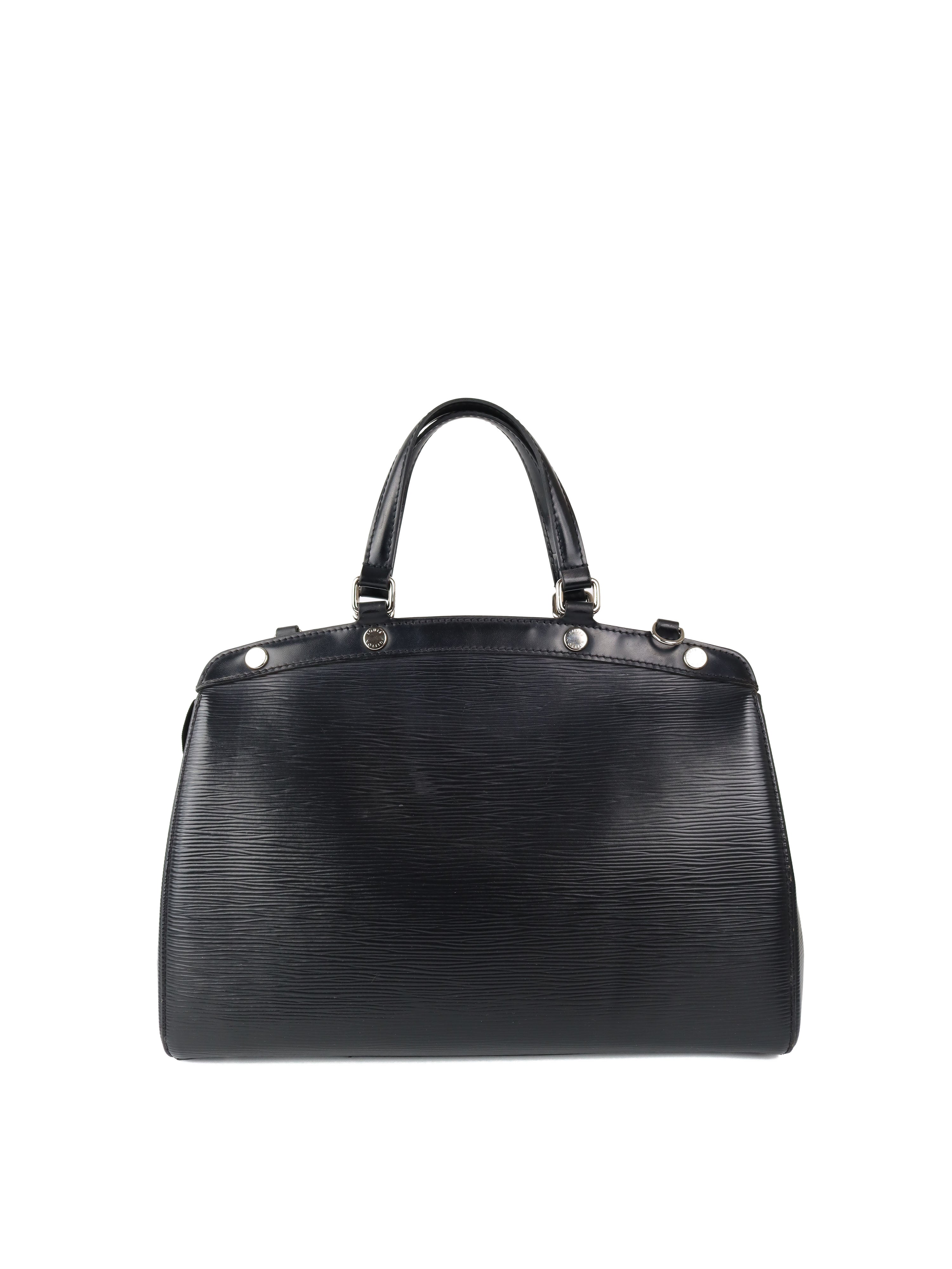 Authentic Louis Vuitton Black Epi Leather Brea MM Handbag - Luxury Tote for Women, Perfect for Work, Travel & Everyday Use