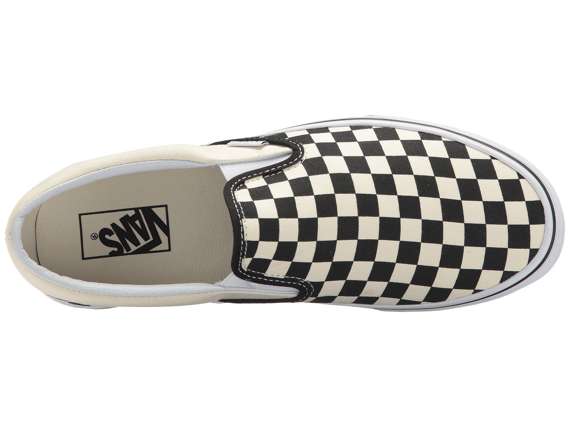 Vans Classic Slip-On Shoes for Men | Black & White Checkerboard Skate Shoes | Comfortable Casual Sneakers for Walking, Skateboarding & Streetwear Fashion