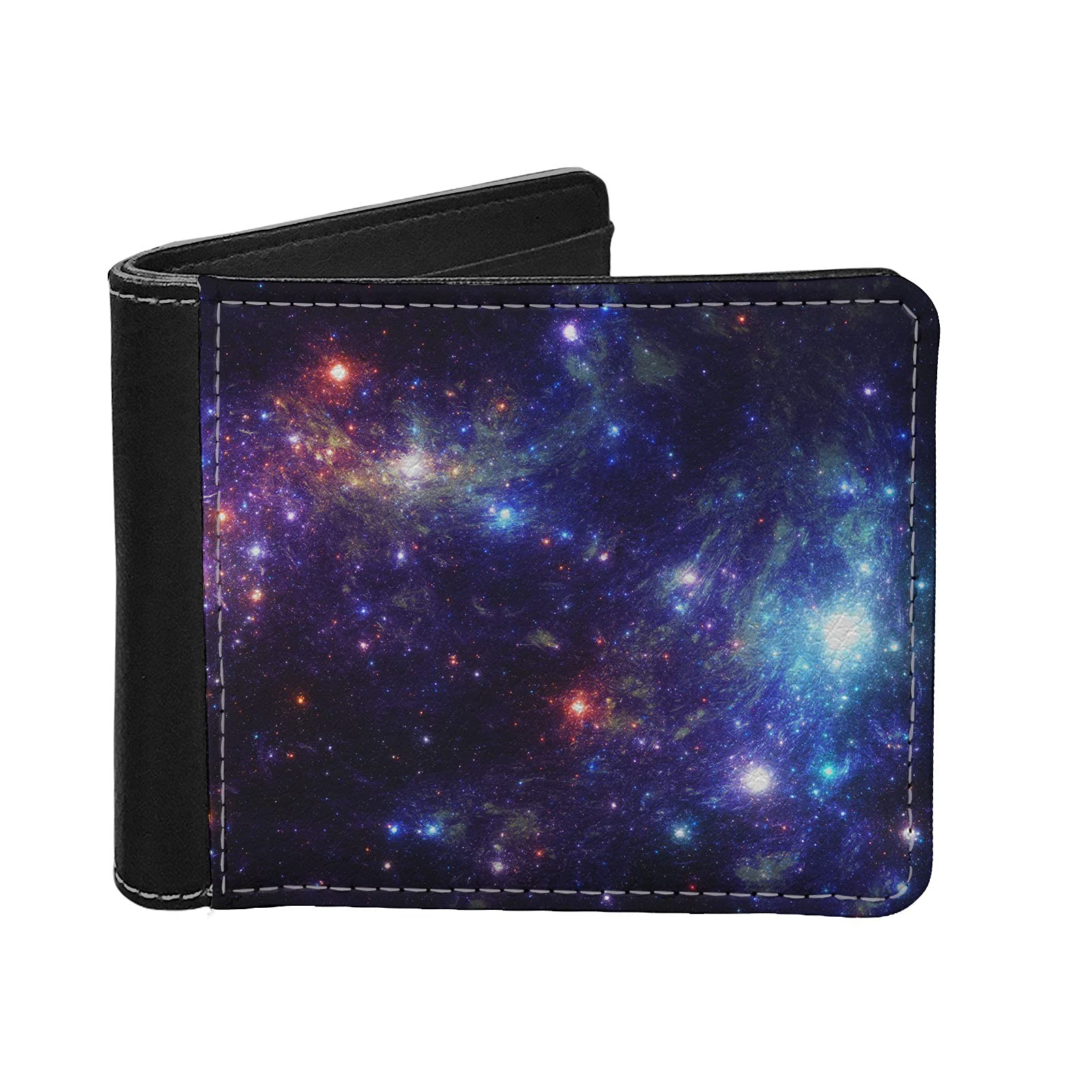 Leather Wallet for Women Men Kids - Card Holder with Coin Pocket | Portable & Foldable for Daily Use