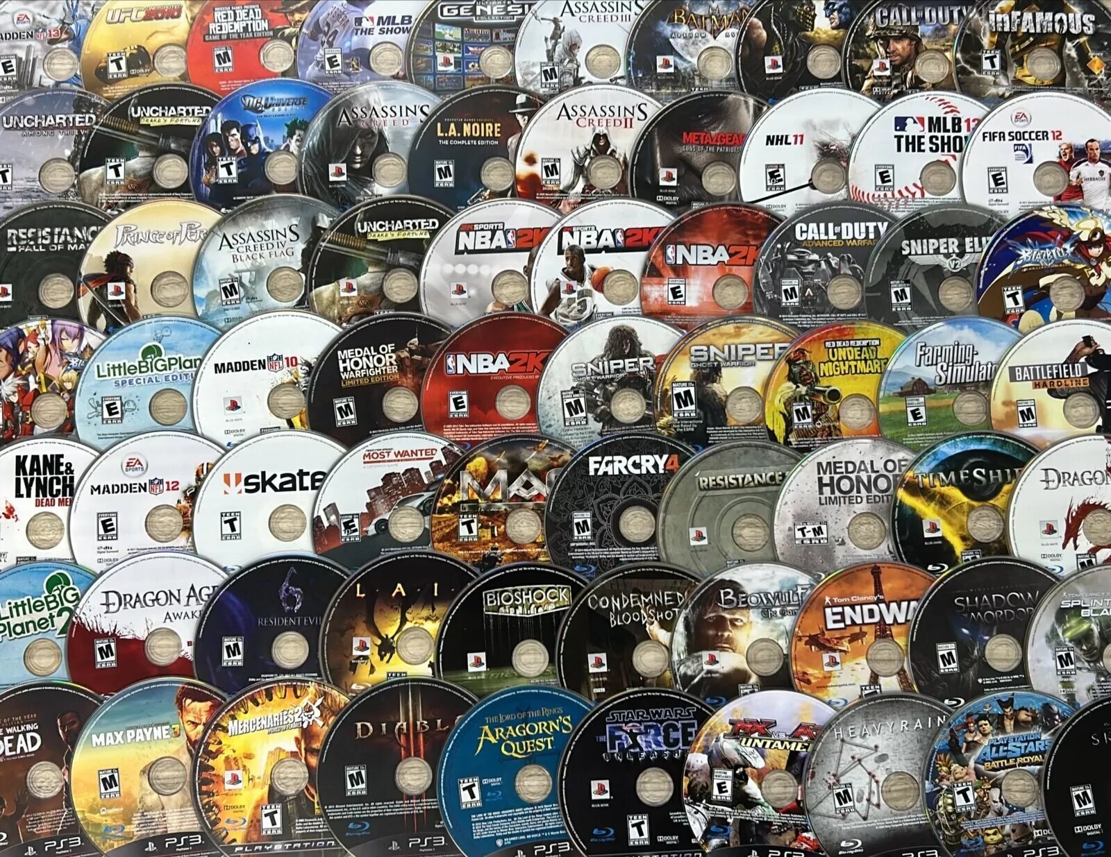 15 Random Sony PlayStation 3 Games Bundle - Mystery PS3 Video Game Collection for Adults & Kids - Perfect for Gaming Nights, Parties & Retro Collectors