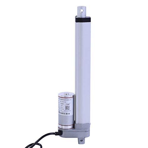 12V DC 1500N Linear Actuator - 10mm/s Electric Lift Motor with Bracket for Medical Beds, Adjustable Sofas & Industrial Lifting Systems (200mm/8