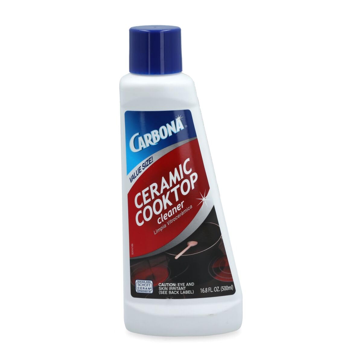 Carbona Ceramic Cooktop Cleaner - Safe & Effective Stove Top Cleaner for Glass & Ceramic Surfaces - Perfect for Kitchen Cleaning & Maintenance