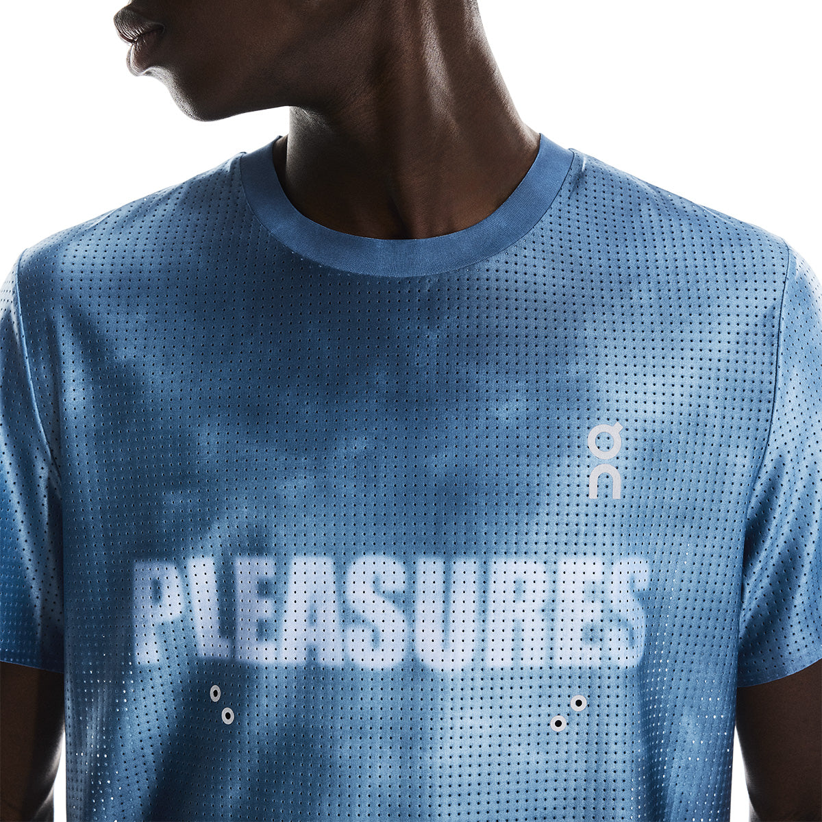 PLEASURES The LOOP Running Supply Pace Tee 'Nile' - Comfortable Graphic Running T-Shirt for Men & Women - Perfect for Jogging, Gym Workouts & Casual Streetwear