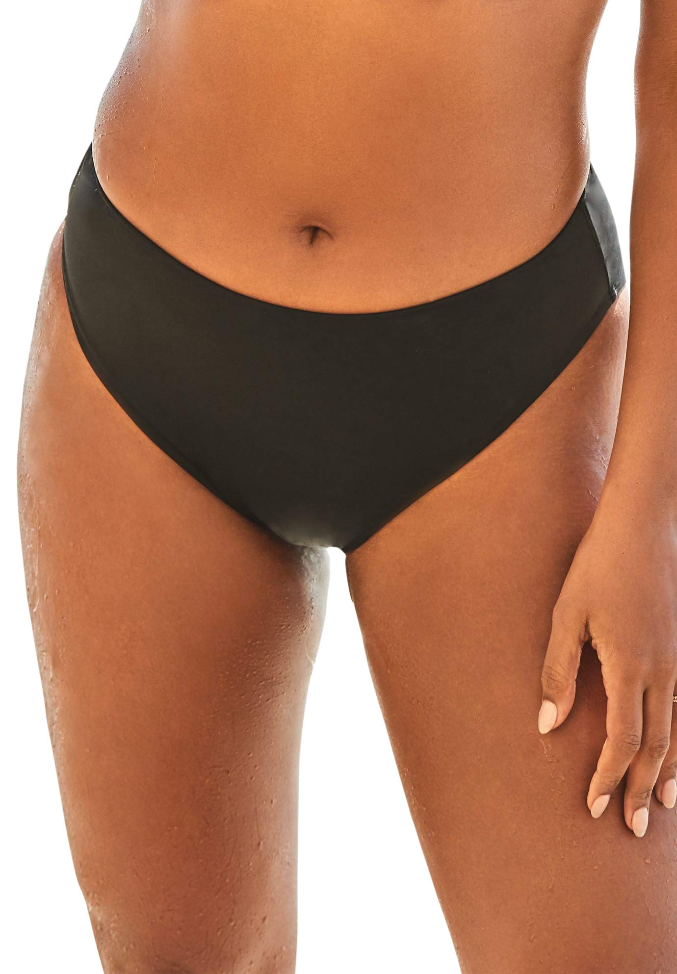 Plus Size Women's Executive Bikini Bottom - High Waisted Swimwear for Curvy Figures | Perfect for Beach Vacations, Pool Parties & Summer Getaways