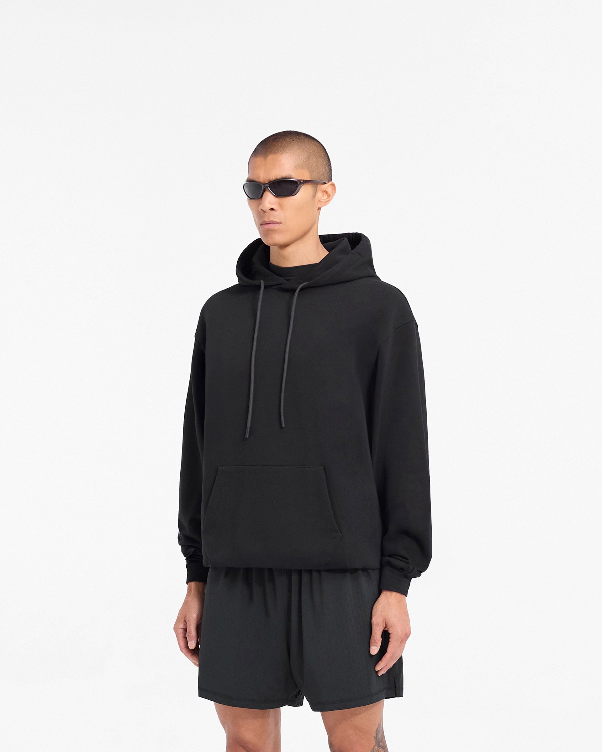 247 DNA Oversized Hoodie for Men & Women - Black - Comfortable Unisex Streetwear for Casual Wear, Gym, and Outdoor Activities