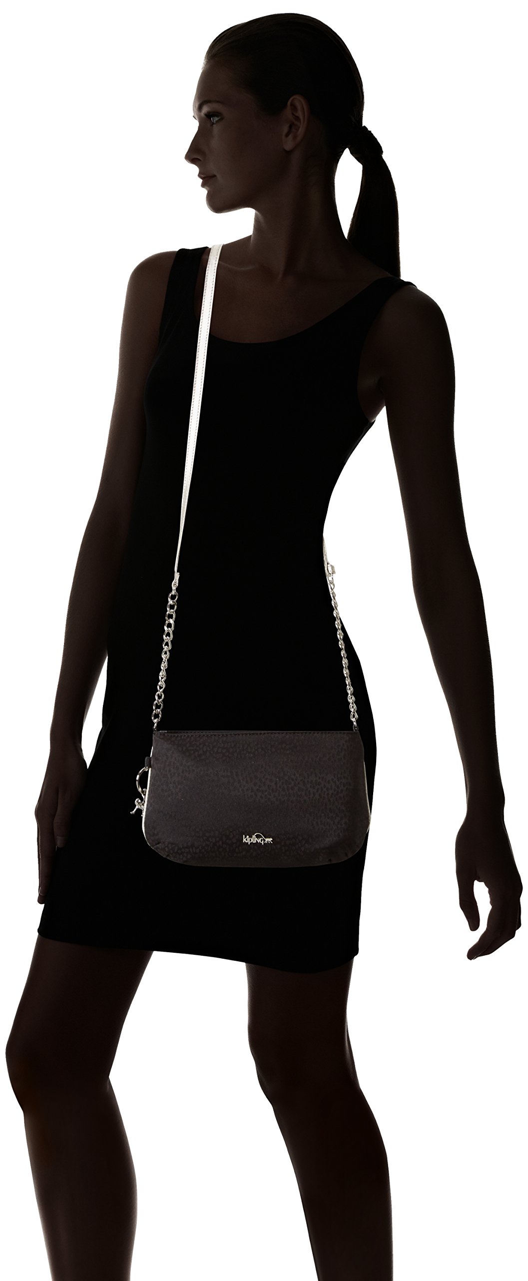 Kipling Women's KT Shoulder Bag - Lightweight Crossbody Purse for Party & Travel, Black Blush | Perfect for Work, Date Night & Everyday Use