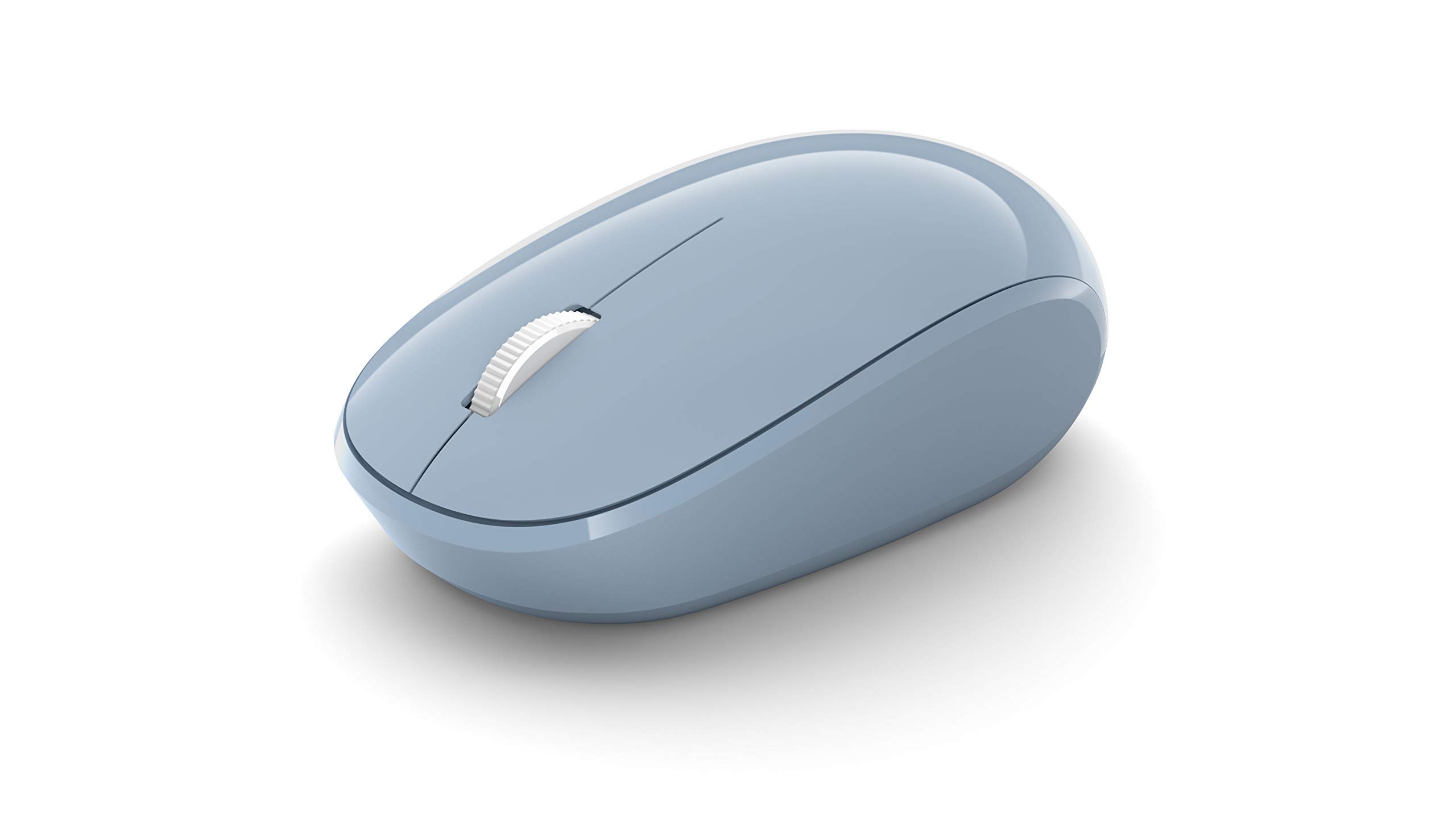 Microsoft Bluetooth Mouse - Pastel Blue (Renewed) | Wireless Computer Mouse for Laptop, PC, Mac | Perfect for Office Work, Home Use & Travel