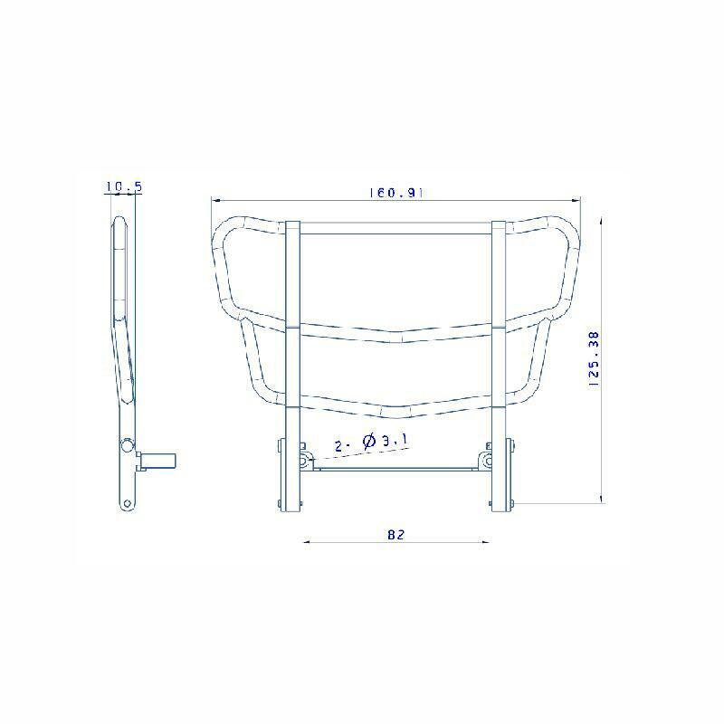 LESU 1/14 Scale Metal Front Bumper Replacement Part for TAMIYA Highline 3363 & 1851 RC Tractor Trucks - DIY Upgrade Accessory for Off-Road Crawlers and Scale Model Enthusiasts