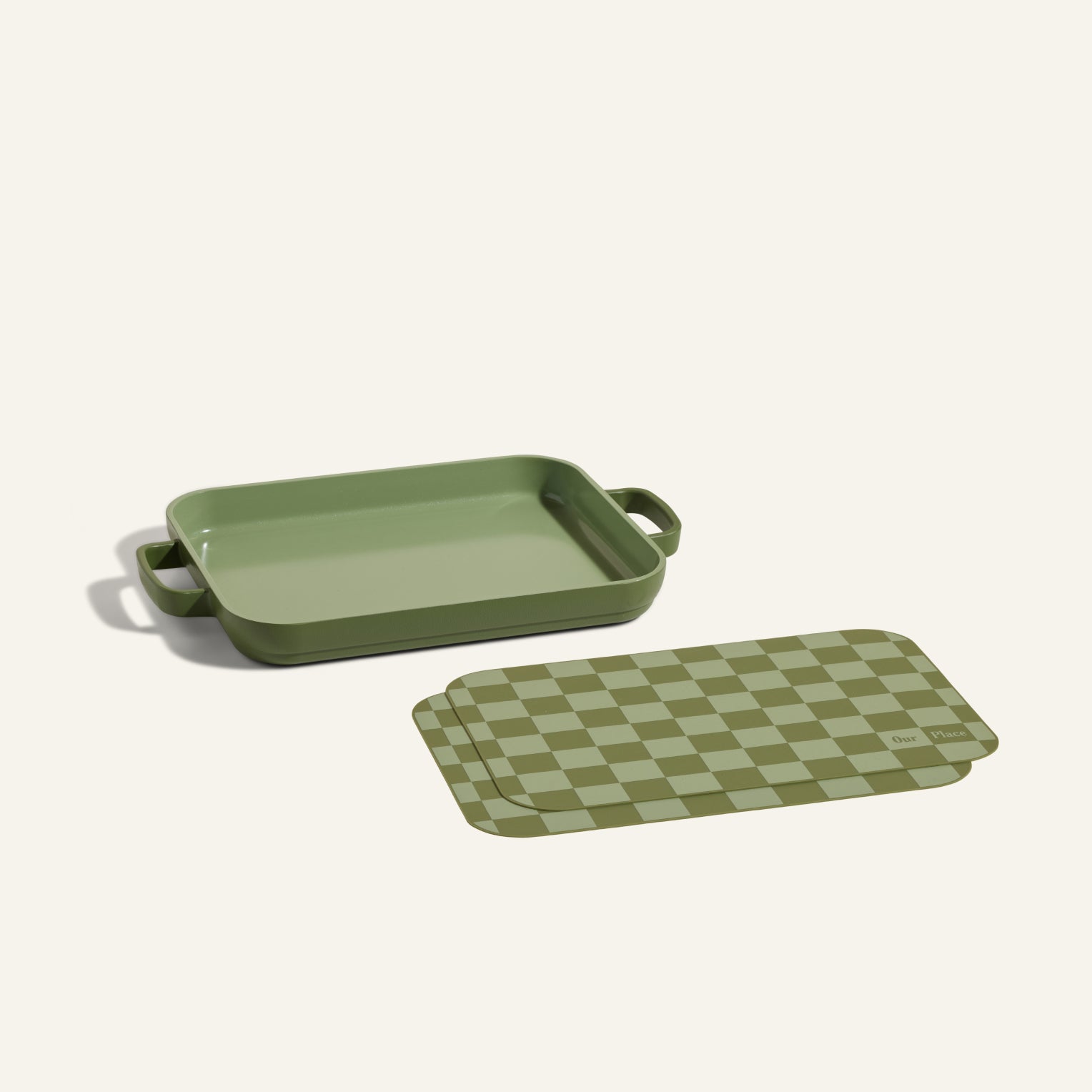 Non-Stick Mini Griddle Pan with Silicone Mini Oven Mats - Perfect for Breakfast, Camping & Small Kitchen Cooking