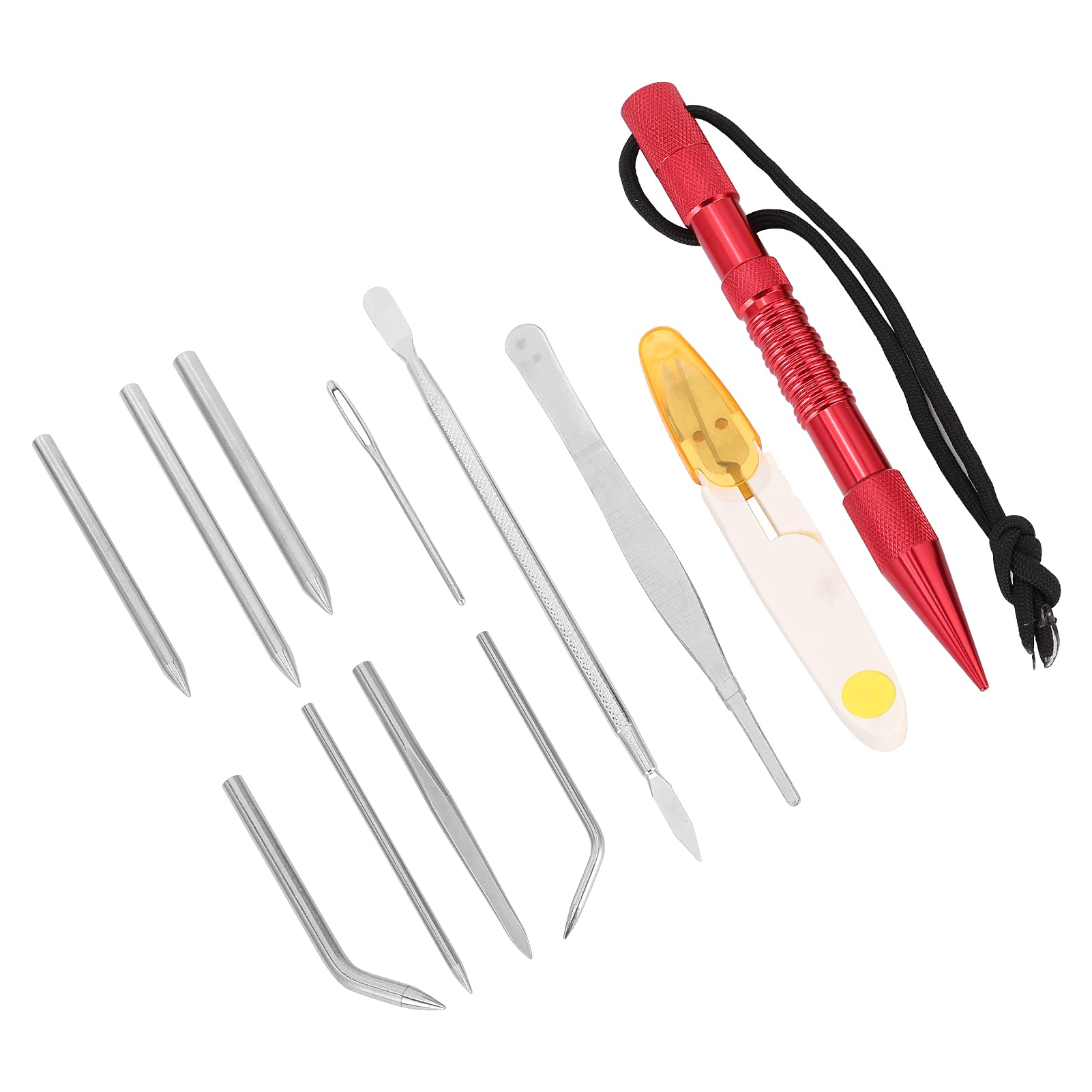 Professional DIY Paracord Bracelet Making Kit - Stainless Steel Knitting Needles & Forged Aluminum Alloy Tools for Crafters & Hobbyists | Perfect for Outdoor Survival, Camping Gear & Handmade Jewelry Projects
