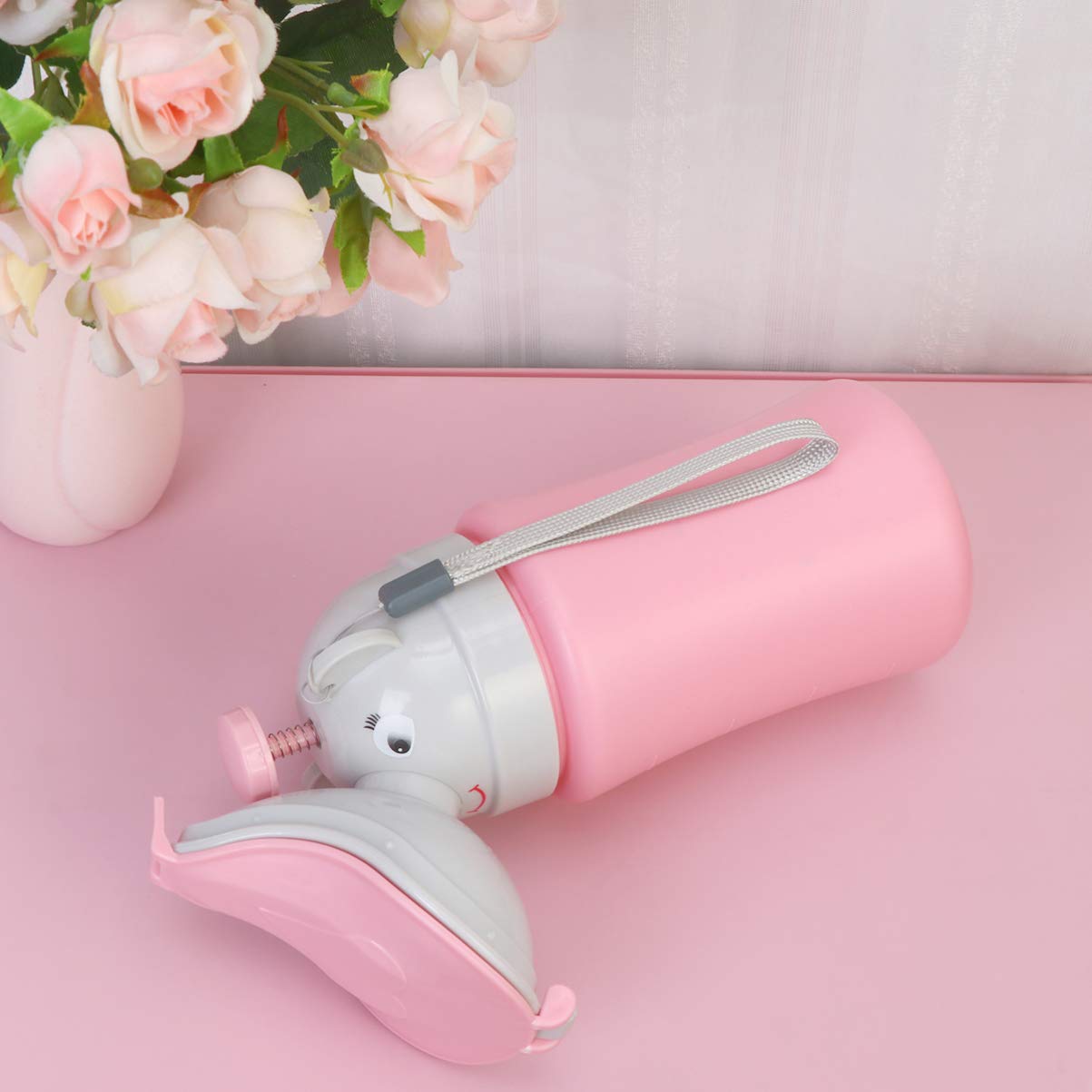 Portable Kids Urinal Bottle for Boys & Girls - Emergency Travel Toilet for Camping, Car Trips & Pee Training - Cute & Convenient On-the-Go Solution