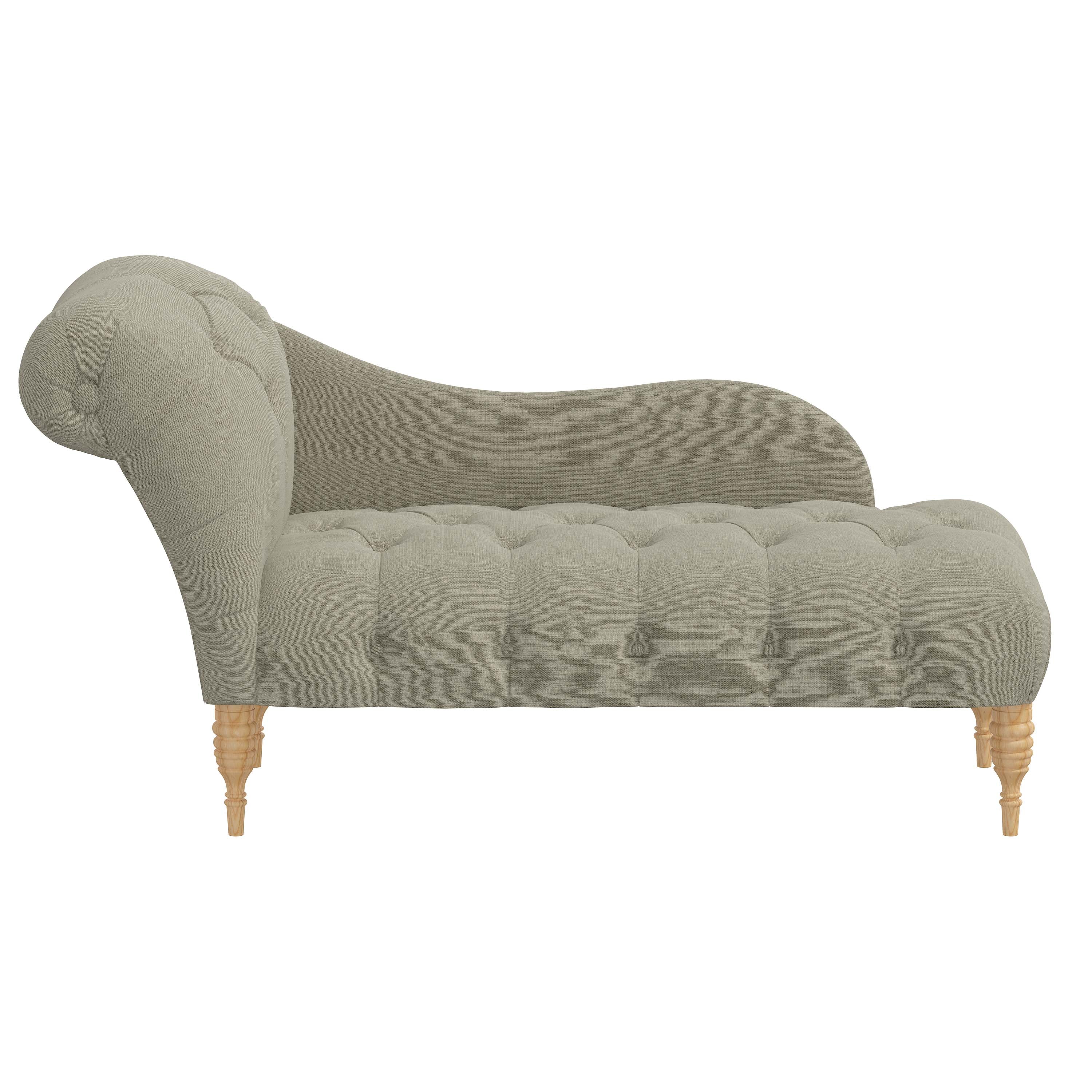 Rowen Chaise Lounge Chair - Modern Accent Furniture for Living Room, Bedroom & Patio - Stylish Upholstered Seating with Wooden Legs - Perfect for Relaxing, Reading & Decorating Your Home
