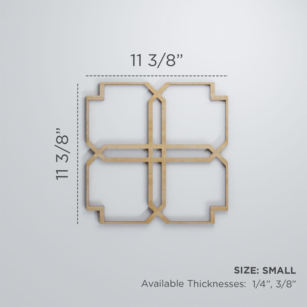 Englewood Decorative Fretwork Wall Panels - Elegant Laser-Cut Wooden Room Dividers for Home & Office Decor - Perfect for Living Rooms, Bedrooms, and Commercial Spaces