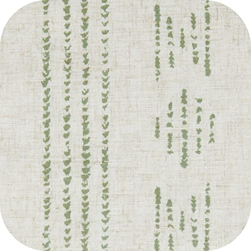 Boho Green on Beige