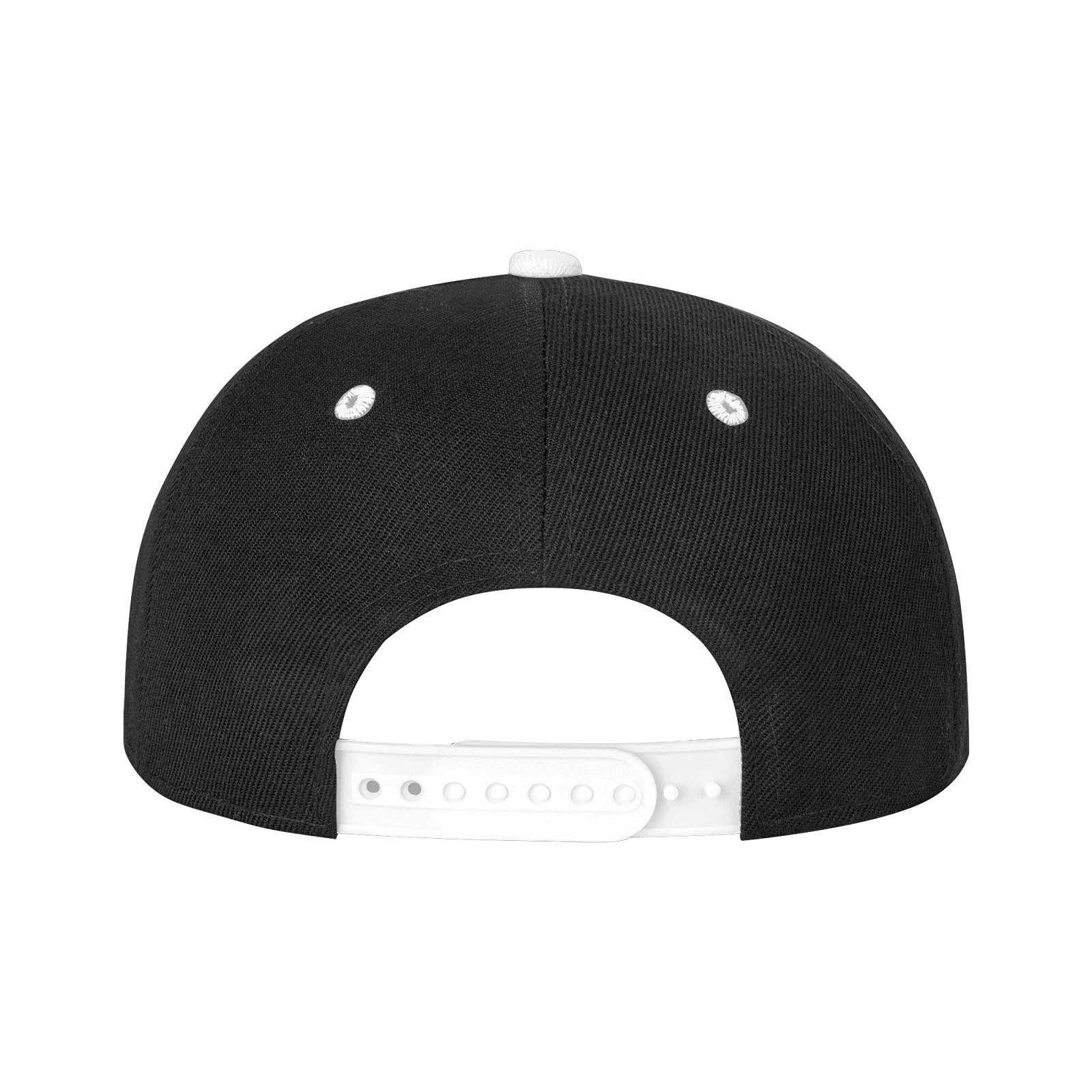 Raise Hell Praise Dale Snapback Hat - Hip Hop Flat Brim Baseball Cap Adjustable for Men & Women - White - Perfect for Streetwear, Concerts & Hip Hop Fashion