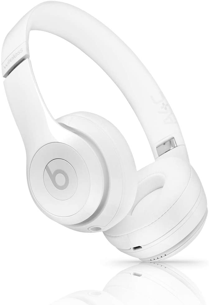 Beats Solo3 Wireless On-Ear Headphones with Apple W1 Chip - Gloss White (Bluetooth, Noise Isolating) for Gym, Travel & Music Lovers