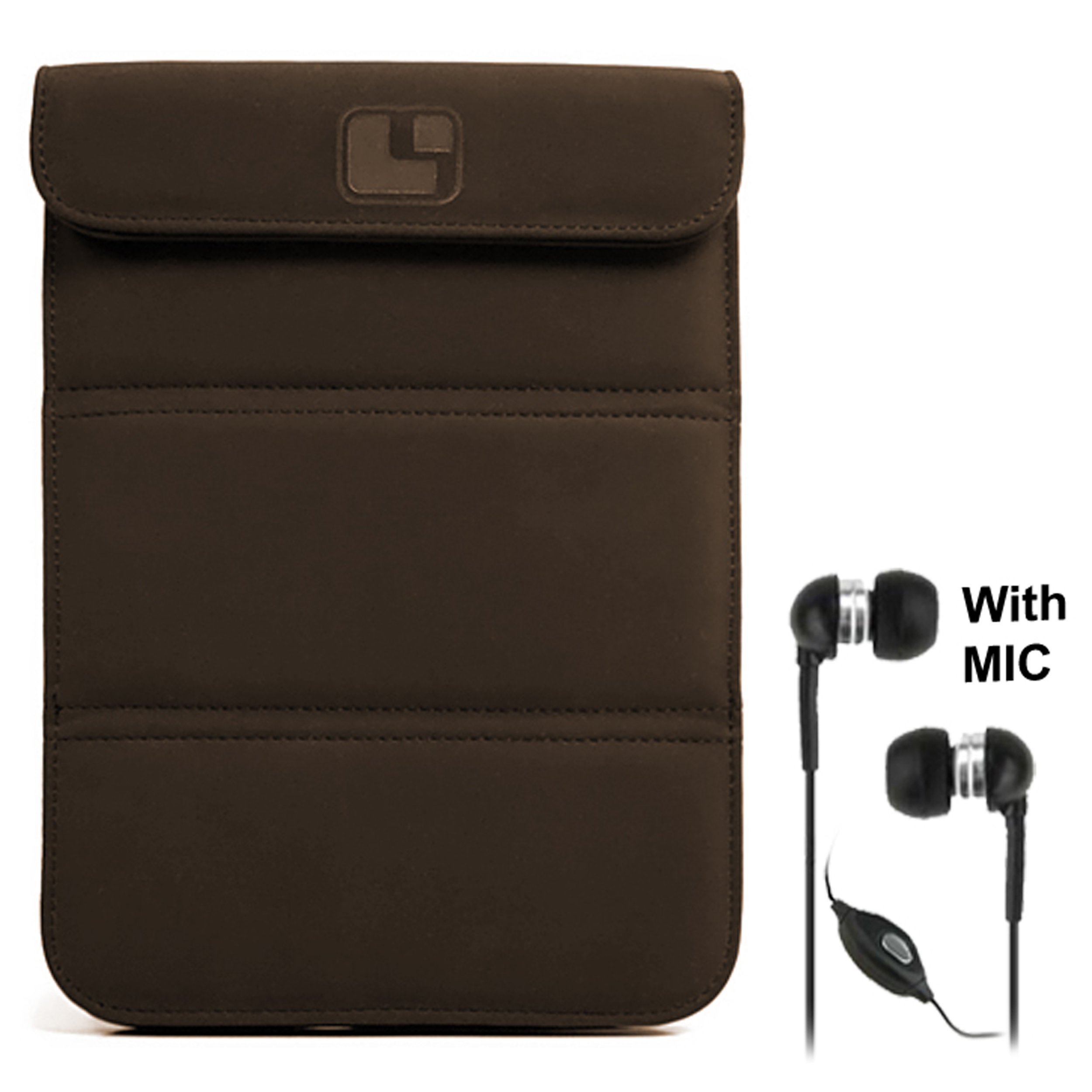 Premium Brown Leather Smart Glove - Convertible Stand & Protective Case for Kindle Touch 6
