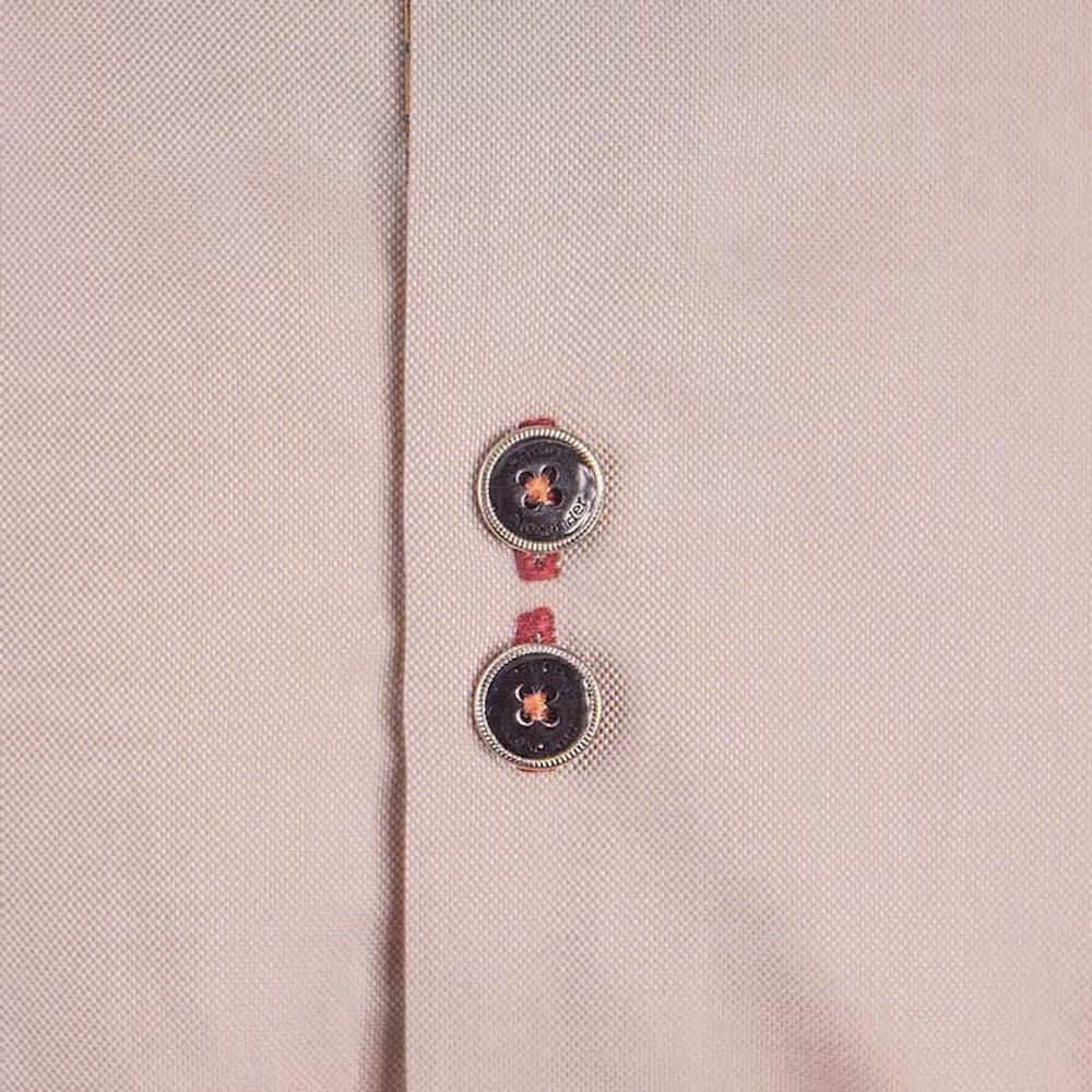 Premium Tan & Maroon Paisley Pattern Dress Shirt for Men - 100% Cotton Formal Business Attire - Handcrafted in USA - Perfect for Office, Weddings & Special Occasions