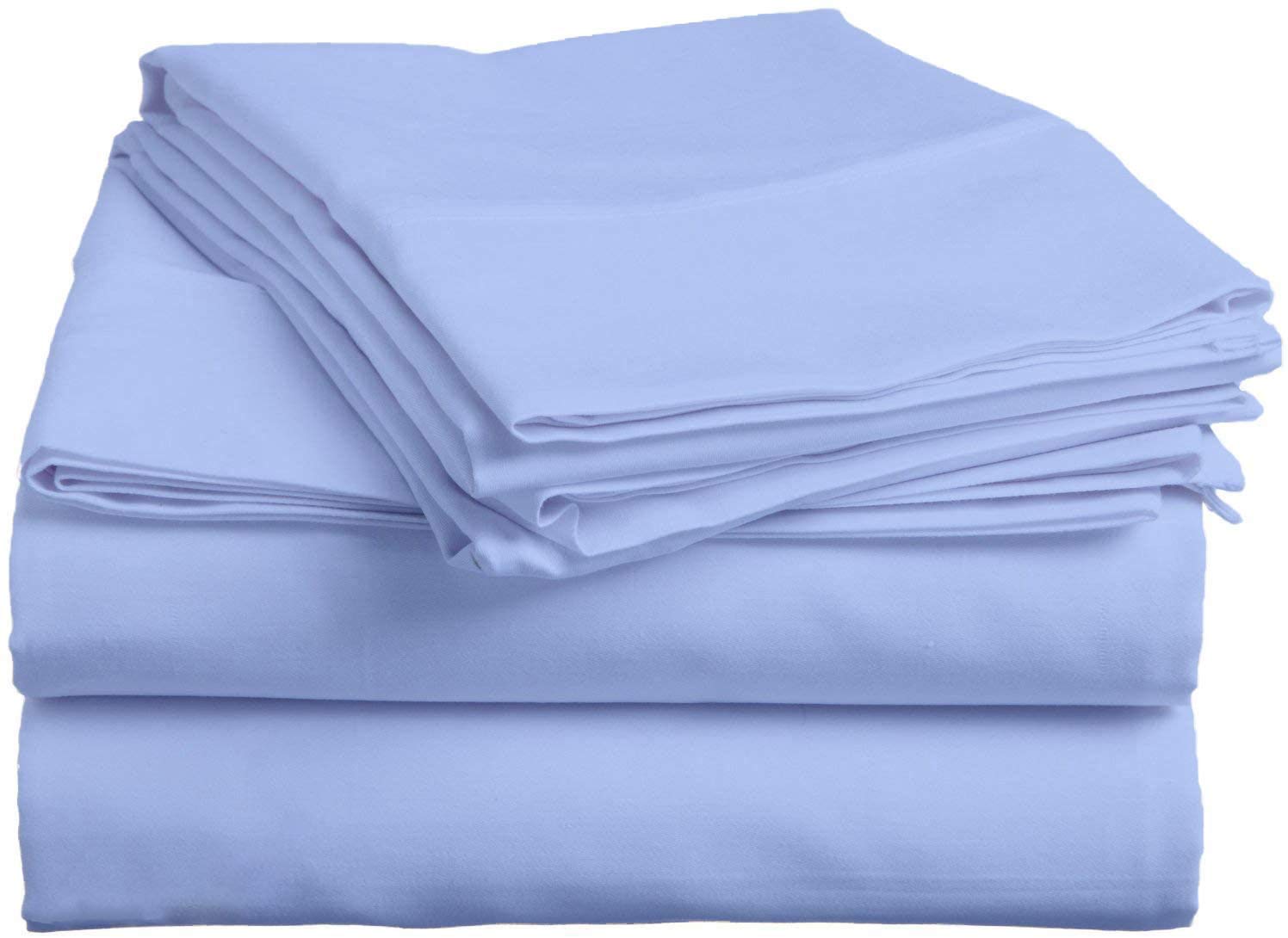 Angel's Bedding 100% Organic Cotton 4-Piece Sheet Set - Ultra Soft, Breathable & Lightweight for Deep Pocket Mattress (Fits Up to 24
