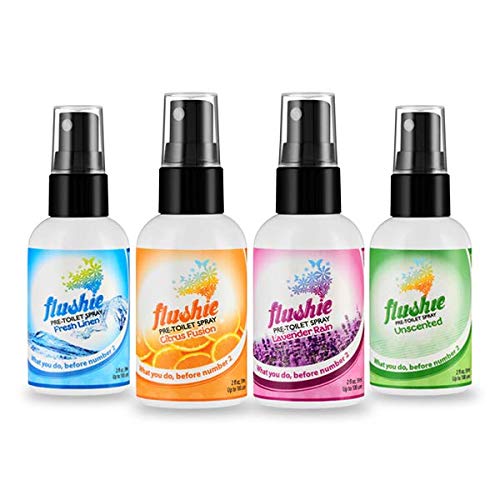 Travel Size Poop Odor Eliminator Spray - Portable Toilet Deodorizer for Bathroom & Travel Essentials | Freshen Air in Public Restrooms, Camping & Road Trips