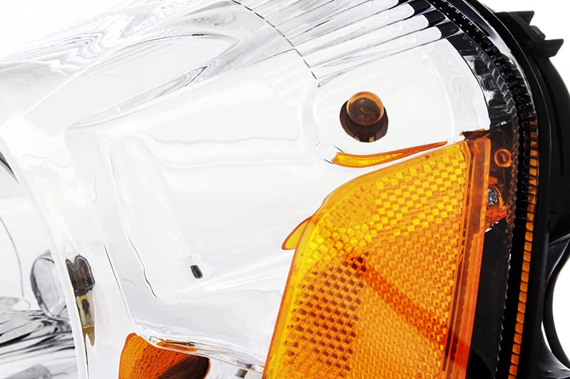 2005-2007 Ford Five Hundred Replacement Headlights Halogen Lamps Set - Driver & Passenger Side - Perfect for Night Driving & Foggy Conditions