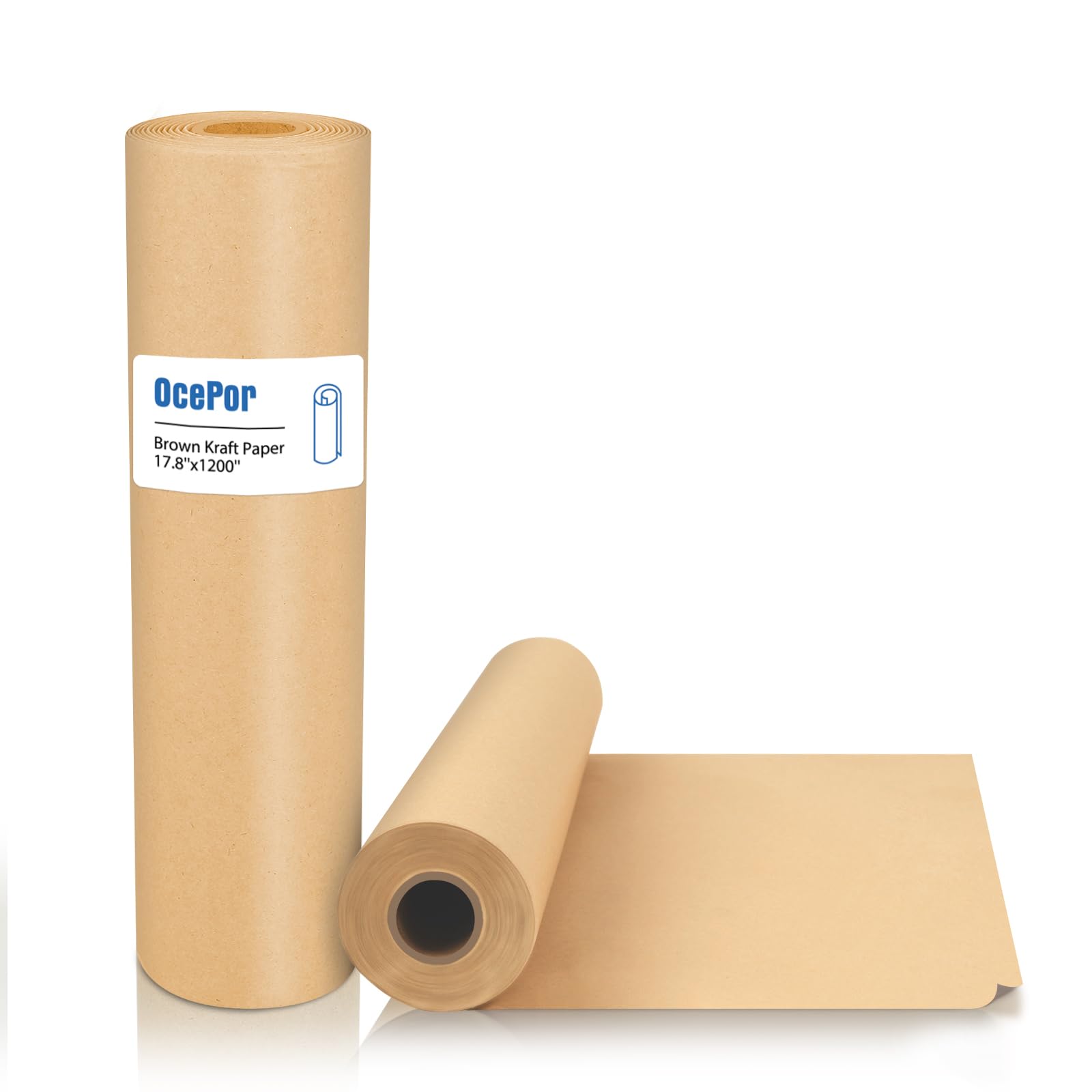 OcePor Brown Kraft Paper Roll 17.8