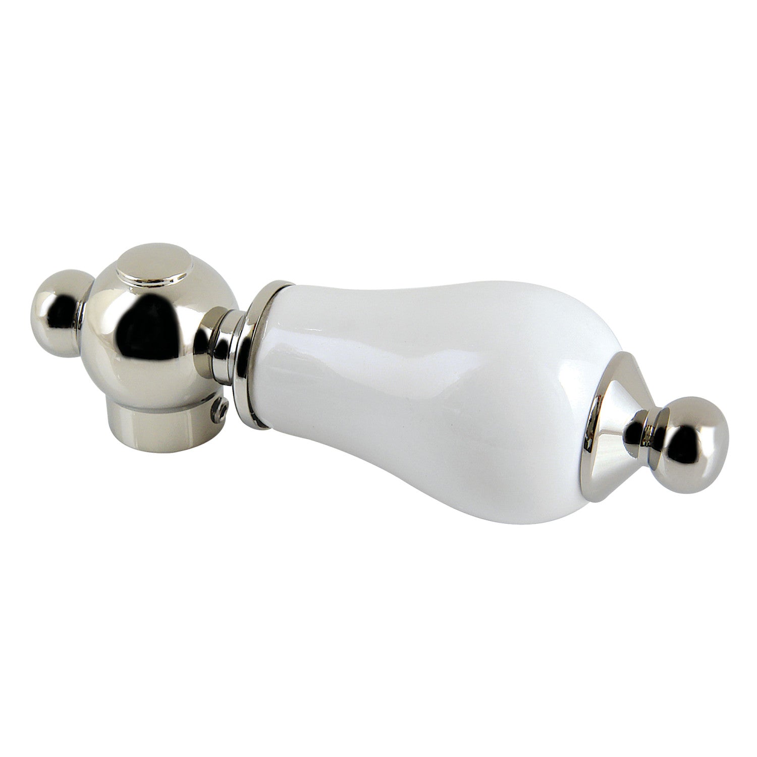 Vintage Aqua AECL6 Porcelain Lever Handle - Polished Nickel Finish for Bathroom & Kitchen Faucets | Classic Elegance for Modern Homes