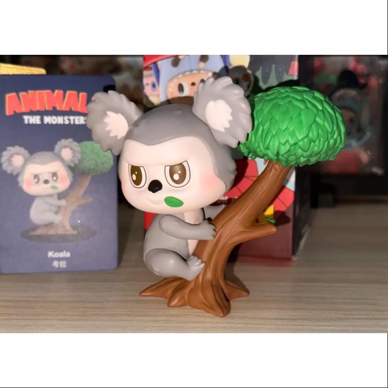Labubu The Monsters Animals Series Koala Collectible Figure - Cute Vinyl Art Toy for Display & Decoration - Perfect for Home, Office, and Gift Giving Scenes