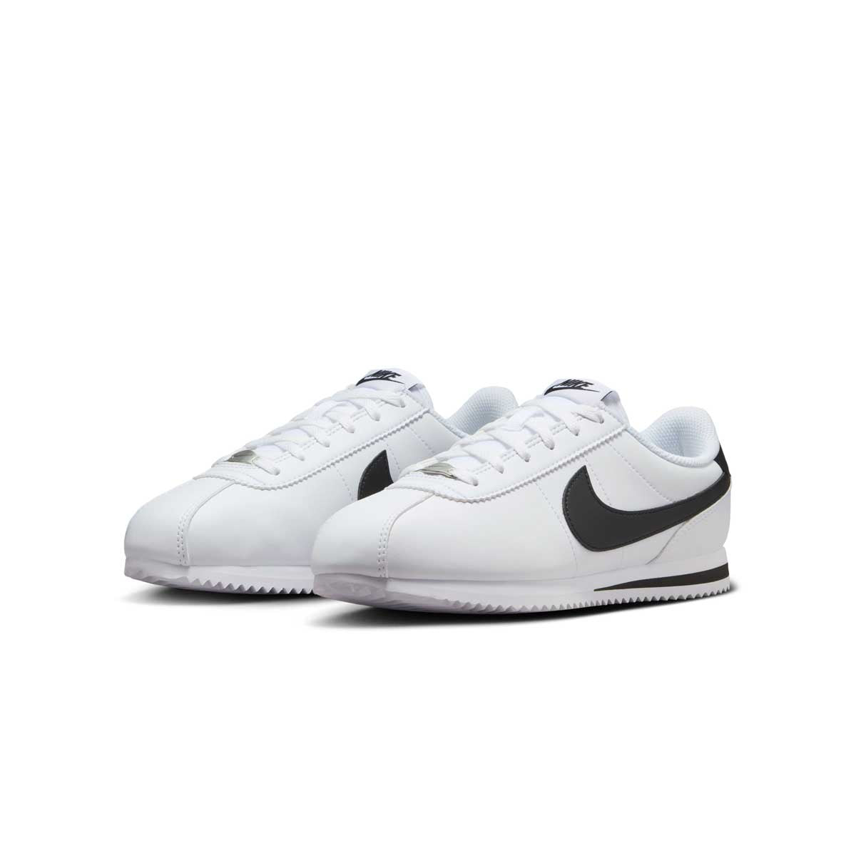 Nike Kids Cortez 'White Black' Sneakers - Comfortable & Stylish Shoes for Boys and Girls - Perfect for School, Sports, and Everyday Wear