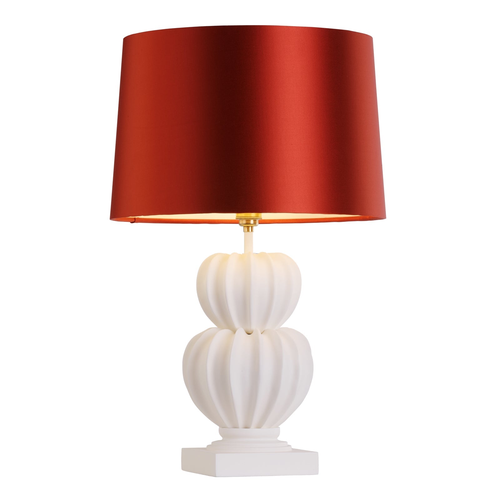 Botany Table Lamp with White Base - E27 Socket for Bedroom, Living Room, or Office Decor