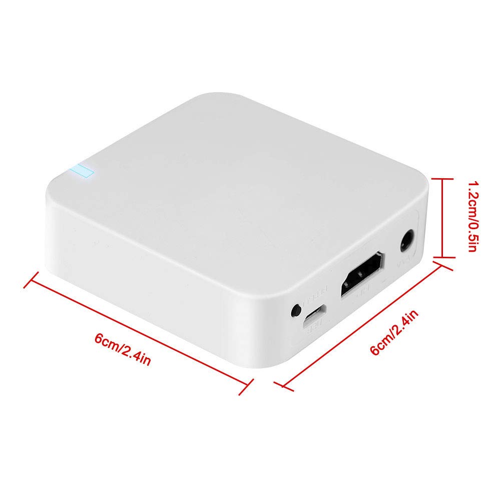 Wireless Smart Car WiFi Display Box - AV & HDMI Screen Mirror Adapter for Android & iPhone - Perfect for Streaming, Navigation & Video Calls in Your Car