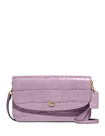 Coach Embossed Croc Hayden Crossbody Bag for Women - Genuine Leather Shoulder Purse with Adjustable Strap, Perfect for Work, Travel & Everyday Use