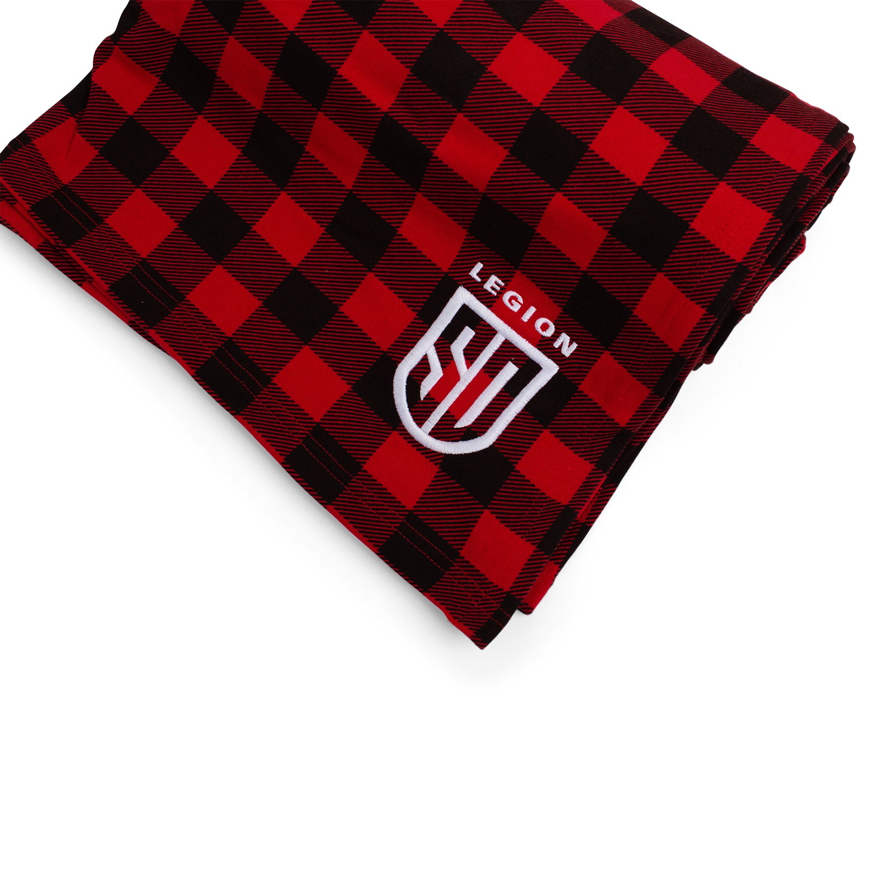 SD LEGION Red Black Plaid Blanket - Soft Flannel Throw for Couch, Bed & Outdoor Picnics - Cozy Winter Warmth & Home Decor Gift