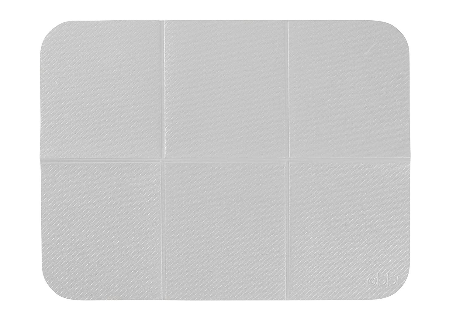 Ubbi On The Go Diaper Changing Mat and Bag - Portable Baby Changing Station for Travel, Gray | Perfect for Diaper Bags, Strollers, and On-the-Go Parents