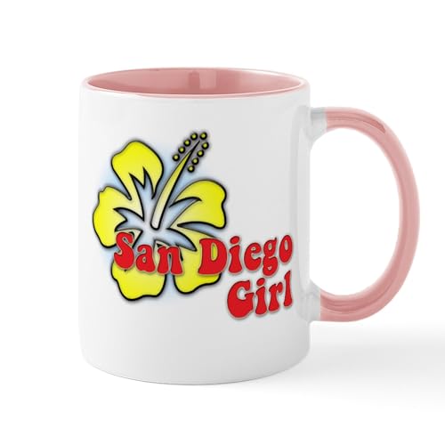 White/Pink Inside - San Diego Girl Mug