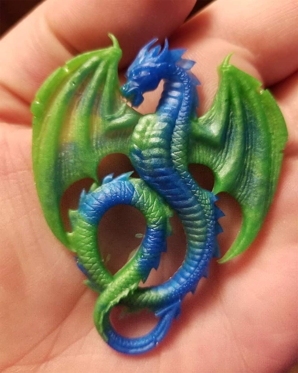 2Pcs Dragon Silicone Fondant Mold Set - Cake Decorating, Chocolate Candy, Gumpaste, Polymer Clay & Epoxy Resin Tools for Baking, DIY Crafts & Party Desserts