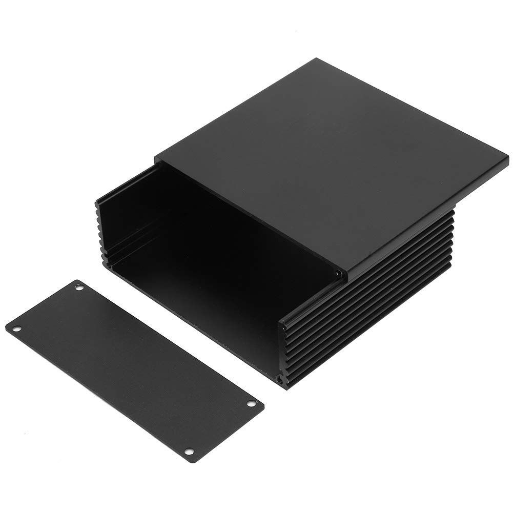 Aluminum Electronic Project Enclosure Box for Amplifier & PCB Circuit Board - DIY Case for Electronics, Audio Equipment & DIY Projects